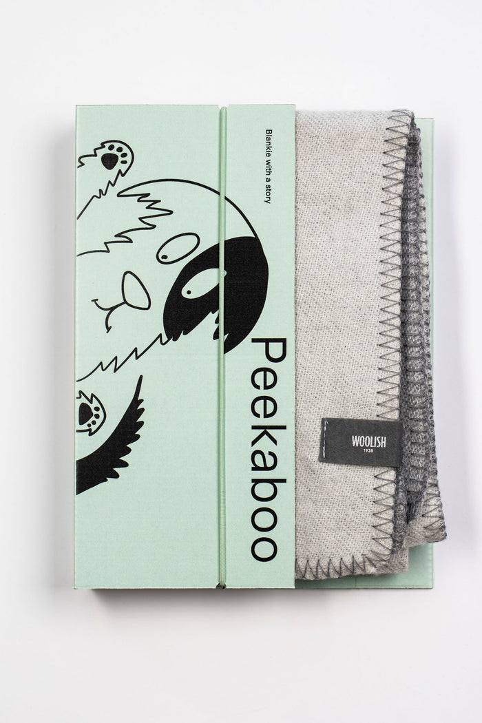 Merino baby blanket - Doggy