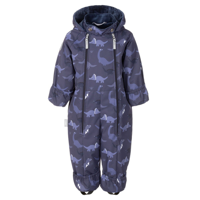 Blue Dinosaur Print Spring/Autumn Overall