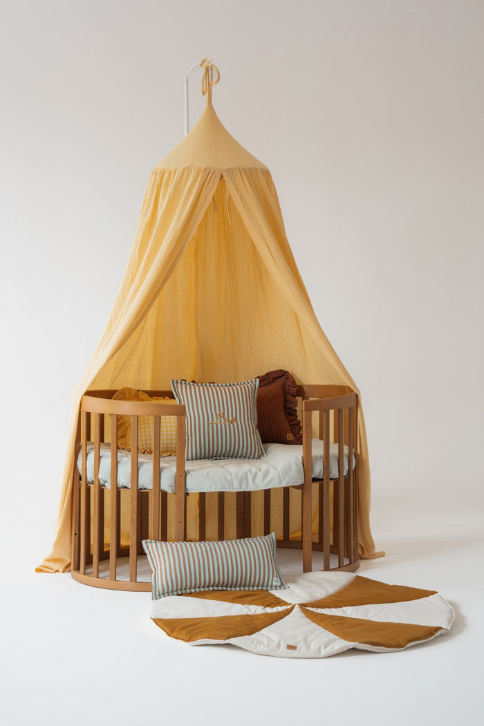 Moi Mili baldakin i bomull – Butter Yellow