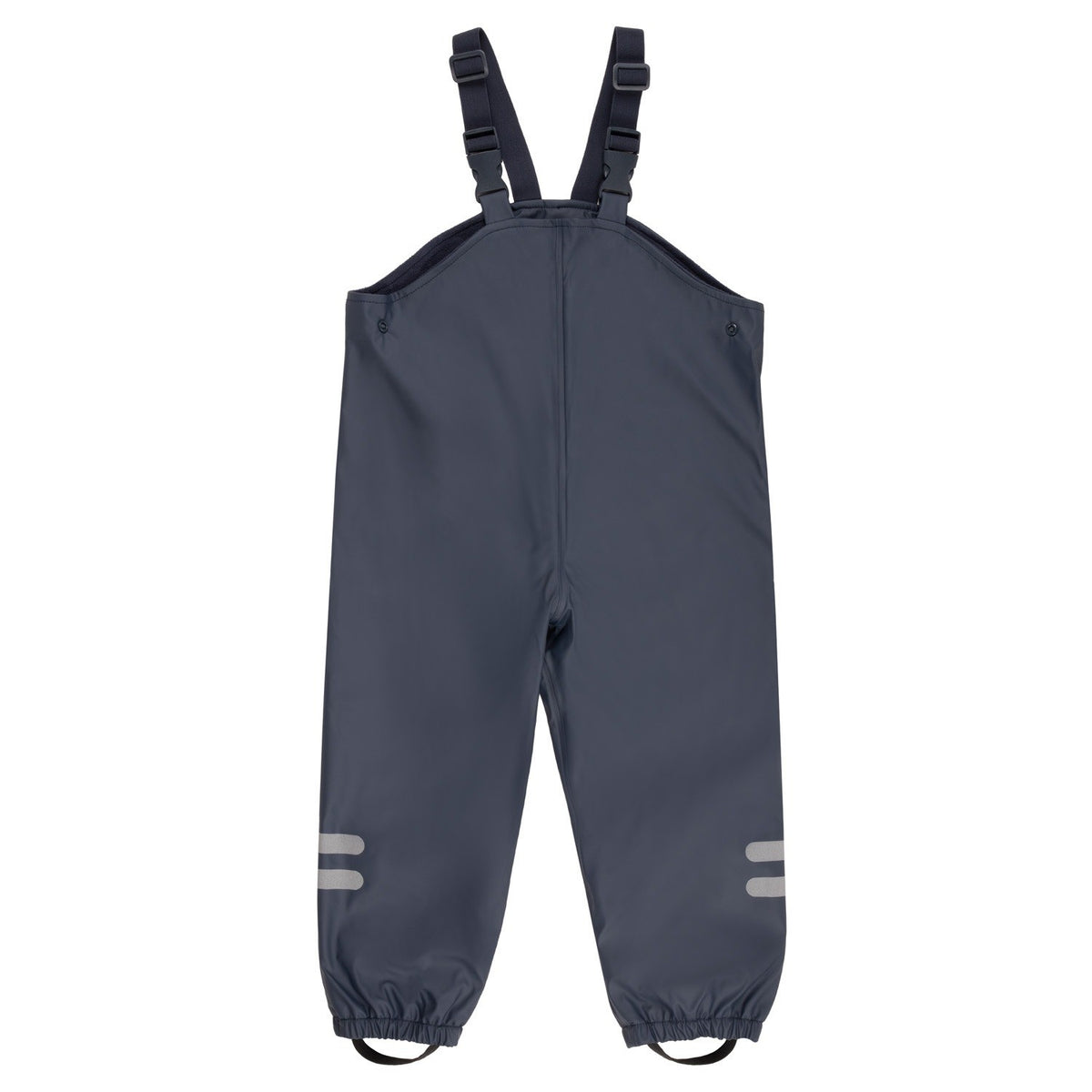 Kids’ Fleece-Lined Rain Jacket and Dungaree Set – Navy Blue