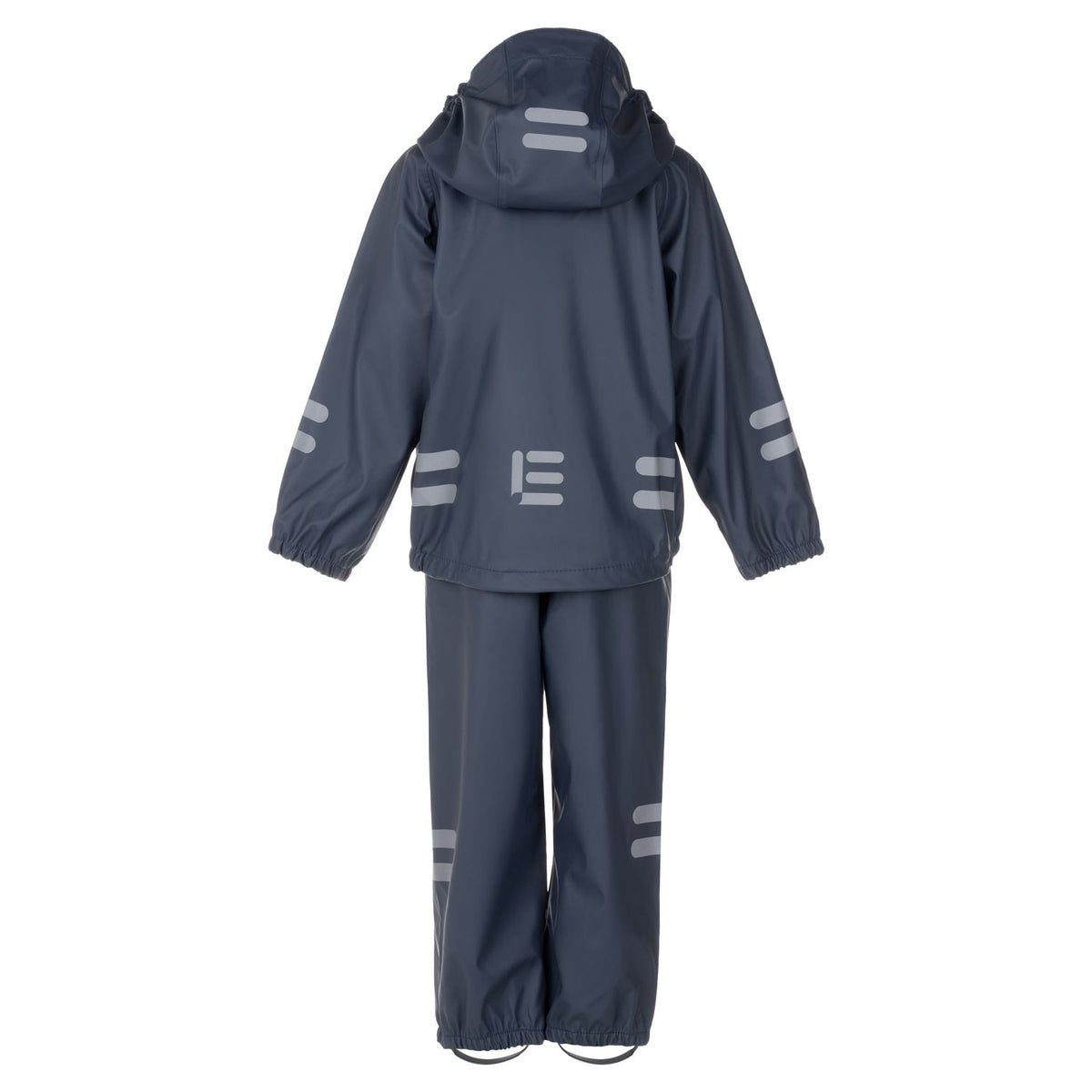 Kids’ Rain Jacket and Dungaree Set – Navy Blue