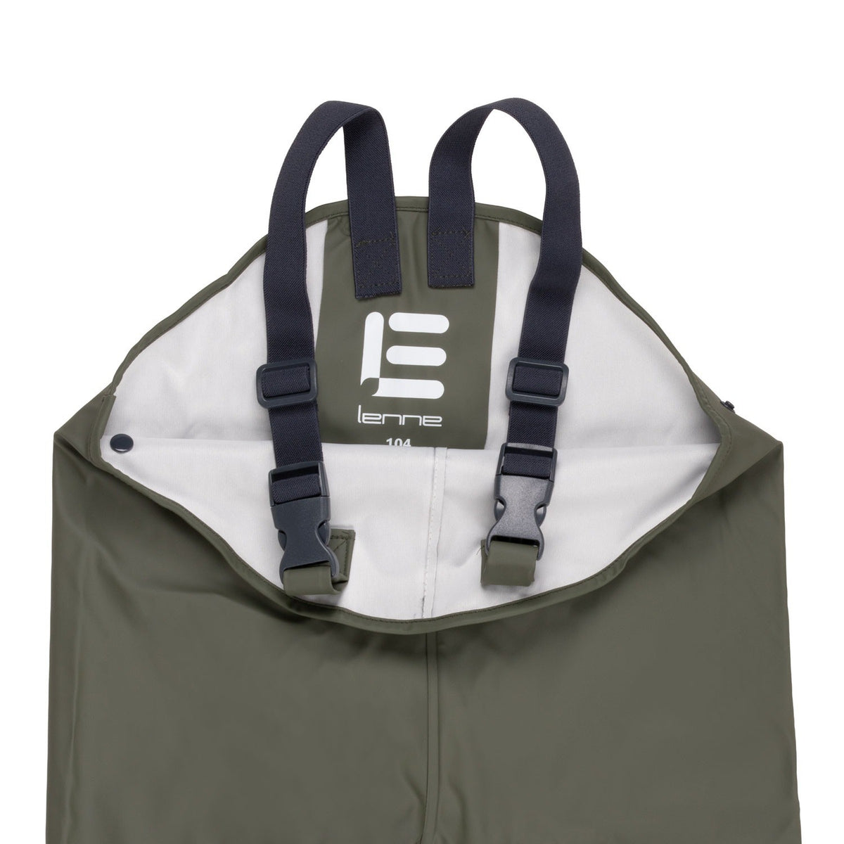 Kids’ Waterproof Rain Dungarees – Green