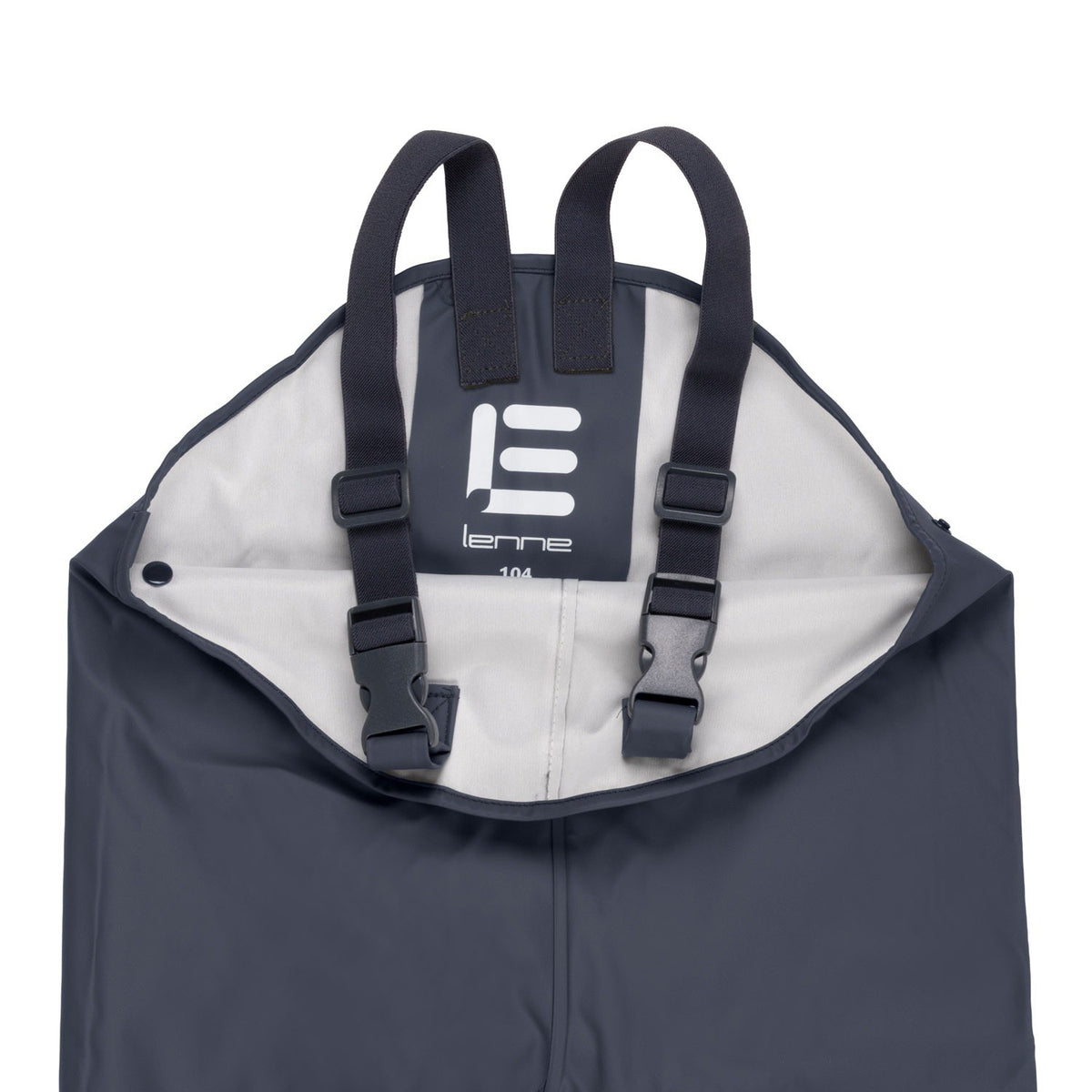 Kids’ Waterproof Rain Dungarees – Navy Blue