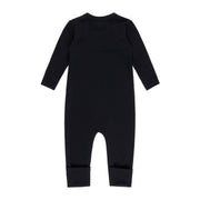 Merino Wool Baby Overall – Black