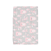 Pink Baby Blanket with Harness Slots