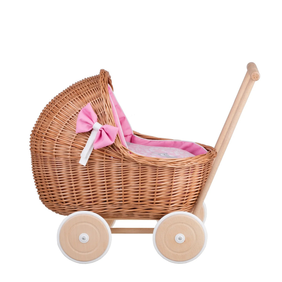 Wicker Stories dockvagn Lili – rosa bäddset